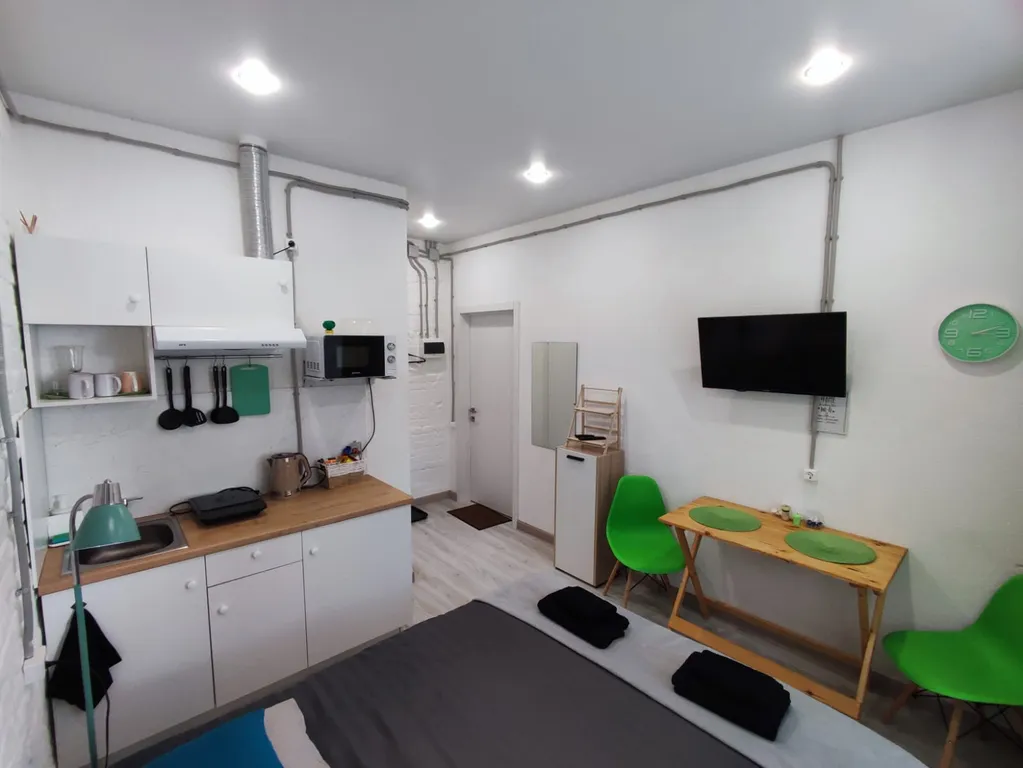 Квартира-студия в 10 минутах езды от центра