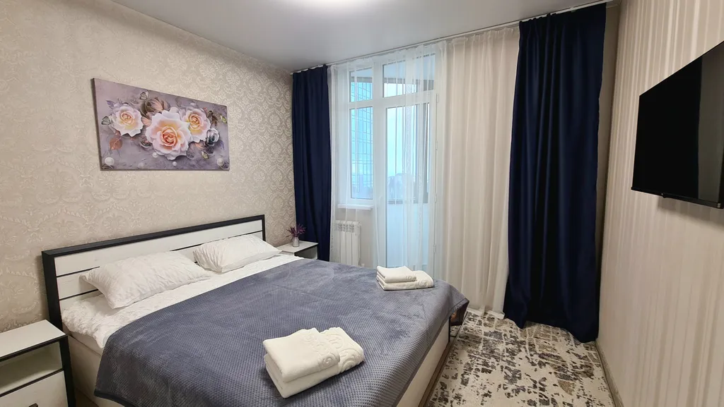 Квартира Двухкомнатная квартира с видом на море. — Адлер