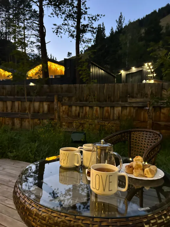 Pine house А-frame домик