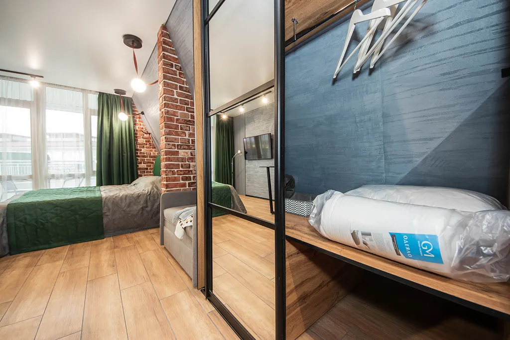 Дизайнерская студия в 20 метрах от пляжа