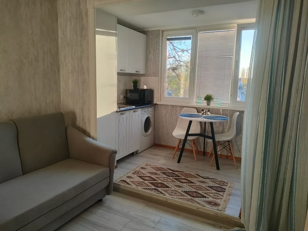 Уютная студия после ремонта в развитом районе