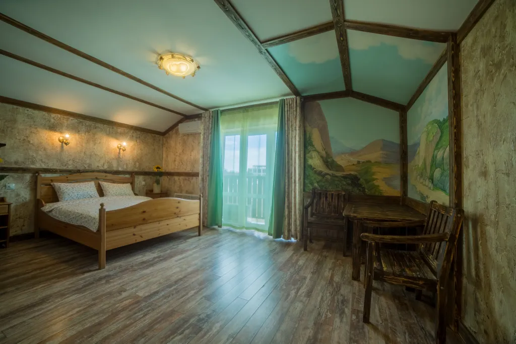 Люкс с джакузи и камином