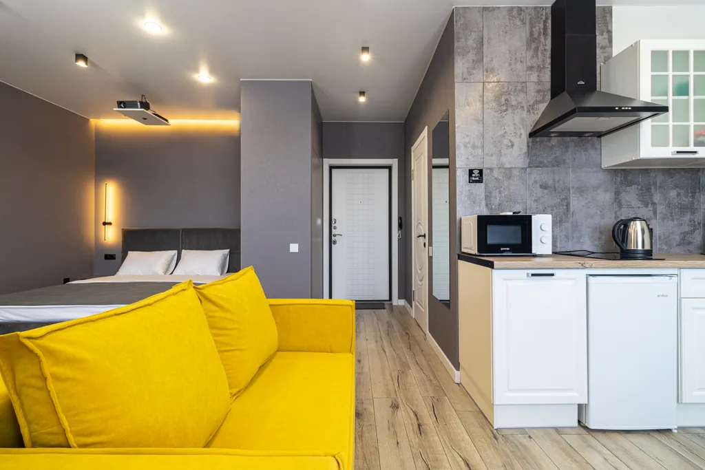 Квартира Квартира Стильный апарт с Алисой и проектором — Краснодар