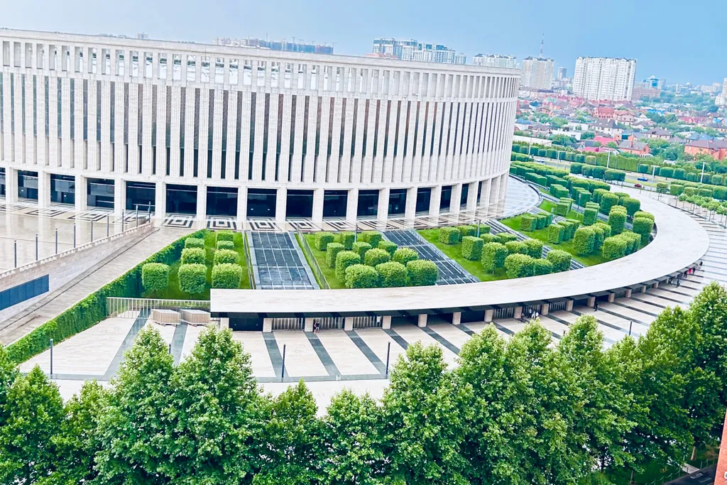 2-комнатные апартаменты с видом на стадион и парк Краснодар