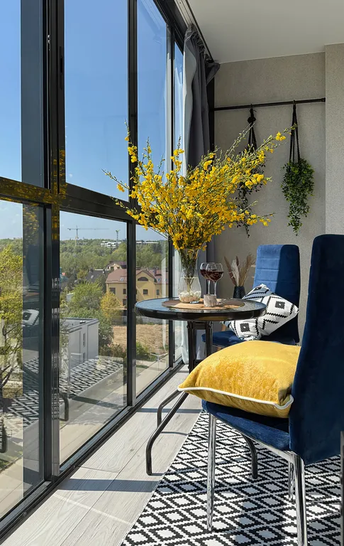 Квартира Квартира Уютная светлая студия с панорамным видом — Светлогорск