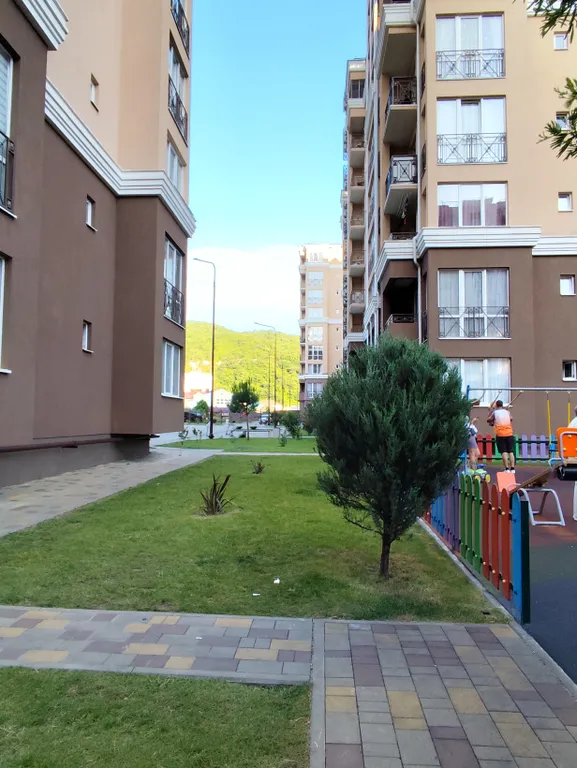 Квартира на 9 этаже с балконом, вид на горы, п. Лазареаское, Сочи