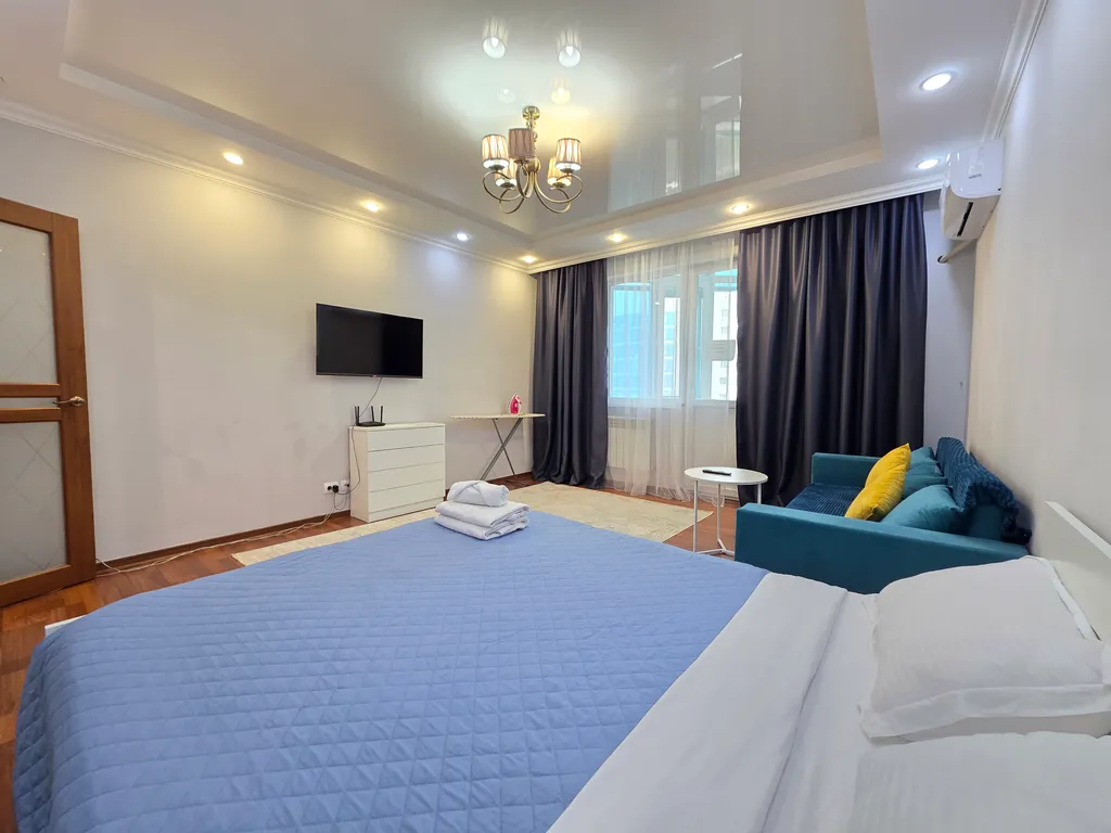 3х комнатная квартира в жк Лазурный квартал, 3 кровати, диван, центр, 2 кондиционера