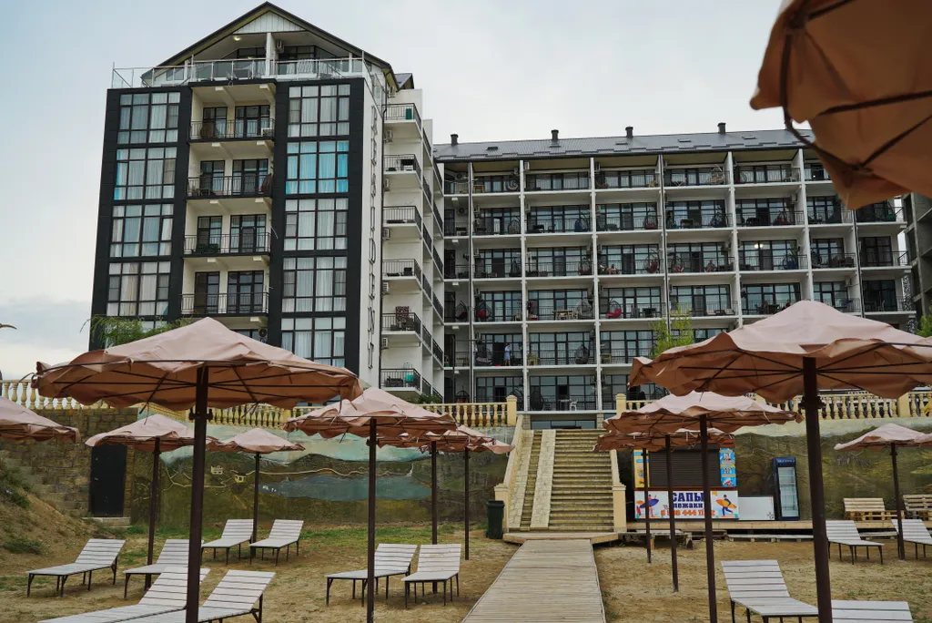 Студия с видом на море в 20 метрах от берега