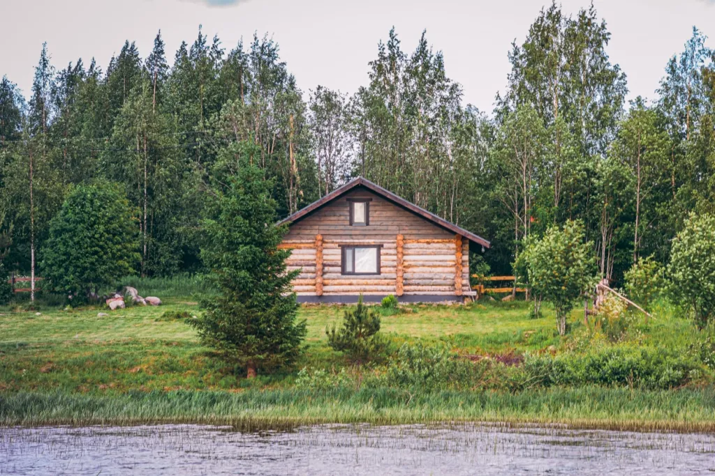 Эко-дом с роскошными видами на берегу озера