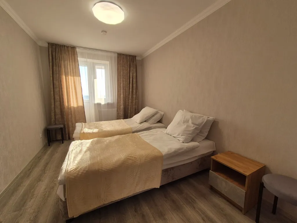 Квартира с новым ремонтом, 4 раздельных спальных места