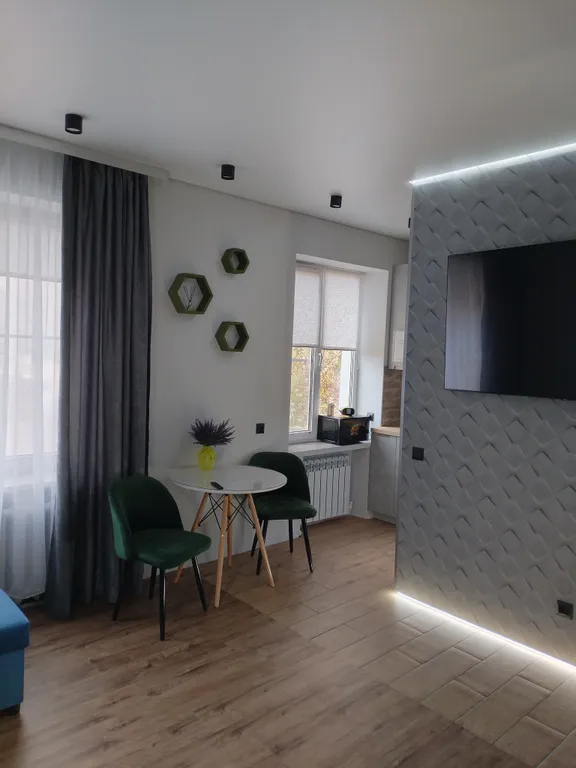 Квартира-студия премиум класса после дизайнерского ремонта