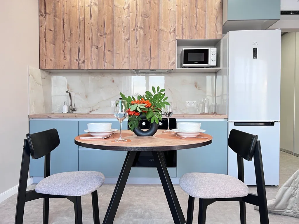 Квартира с видом на реку с террасы