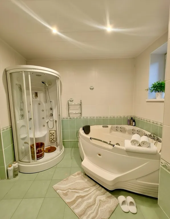 Аквапарк Галактика 100м! Газпром Лаура 450м! Сауна, мангал, купель