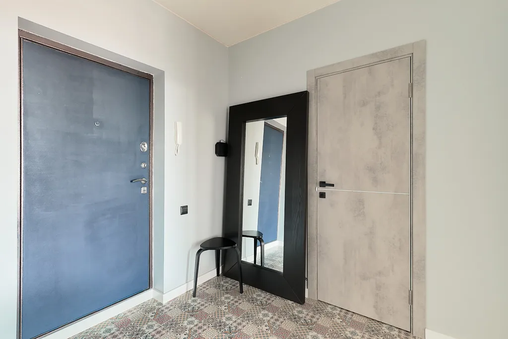 Студия с панорамным видом на город