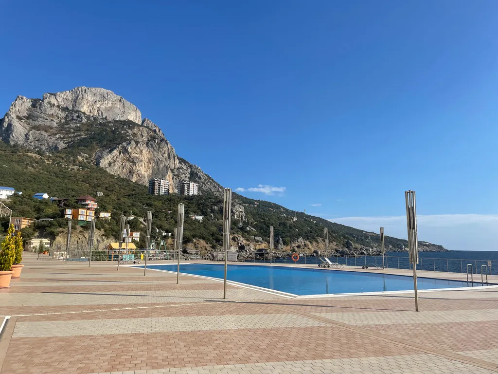 Квартира Квартира Студия на берегу моря в живописной бухте Ласпи для семьи 2 взр+ реб. — Севастополь