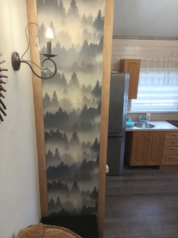 Уютный зимний дом со всеми удобствами рядом с лесом