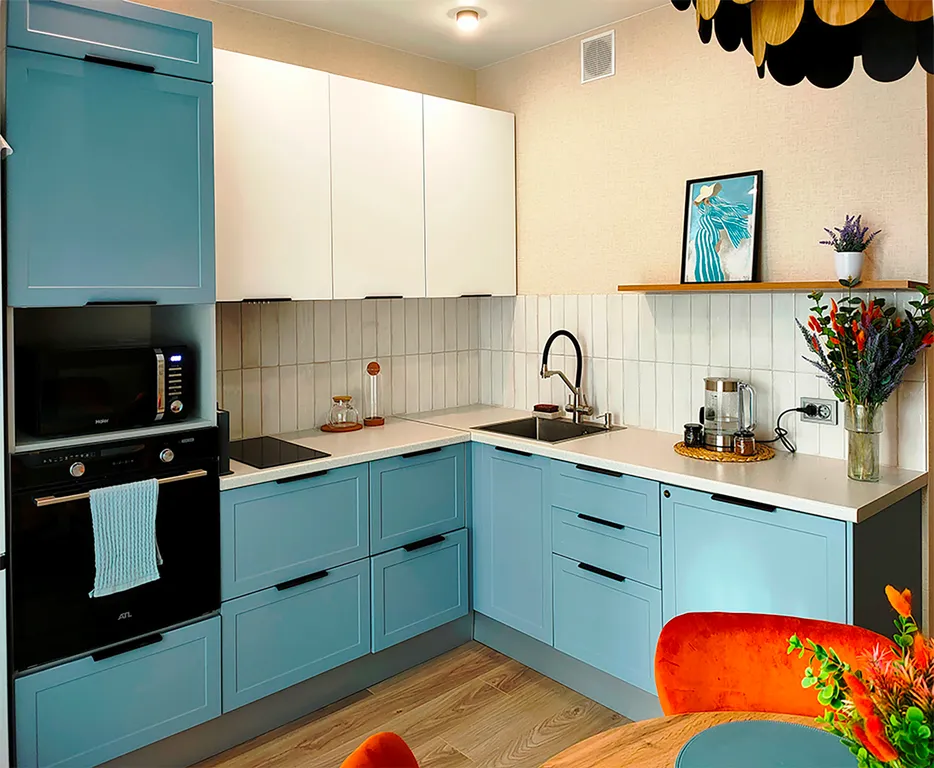 Квартира с красивой террасой на крыше дома в Белгороде