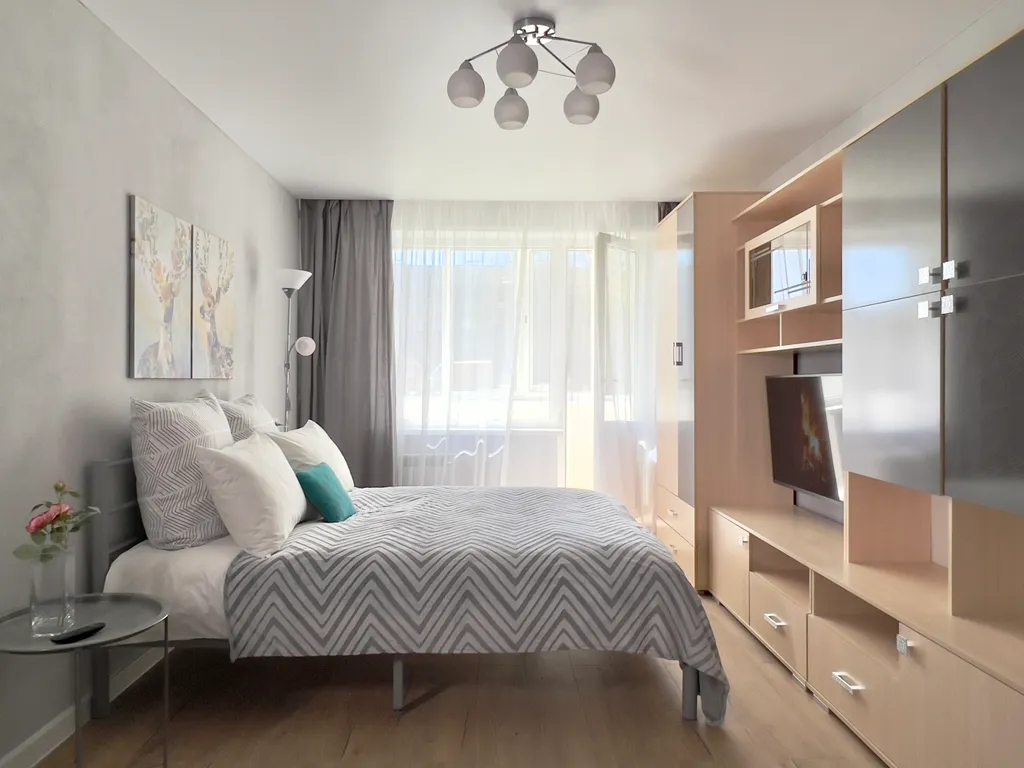 Атмосфера уюта в спальном районе с бесконтактным заселением