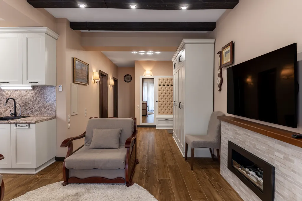 Семейные апартаменты с видом на горы