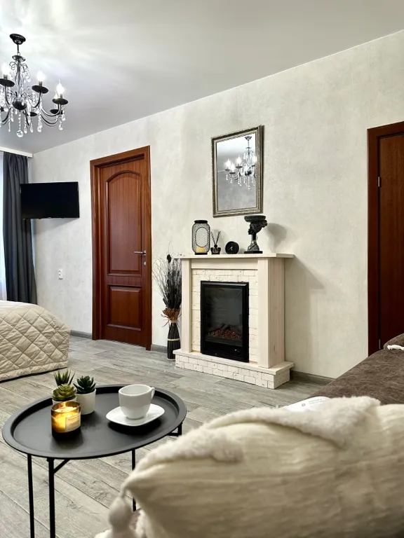 Квартира с камином в центре города