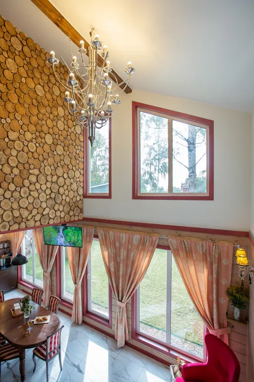 Коттедж Дом в лесном участке у реки с баней и горячей купелью фурако — Логиново