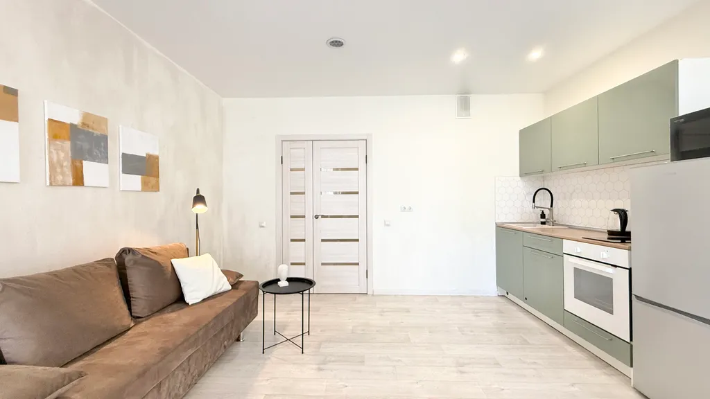 Квартира Квартира Hugge Place | Уютная студия у Аквапарка с Wi-Fi — Новосибирск
