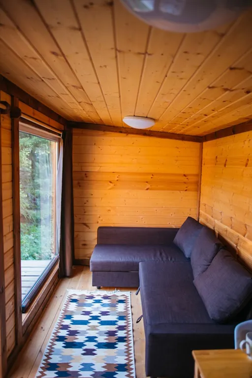 Семейный домик с отдельной спальней (эльбрус) горячая купель (платно)