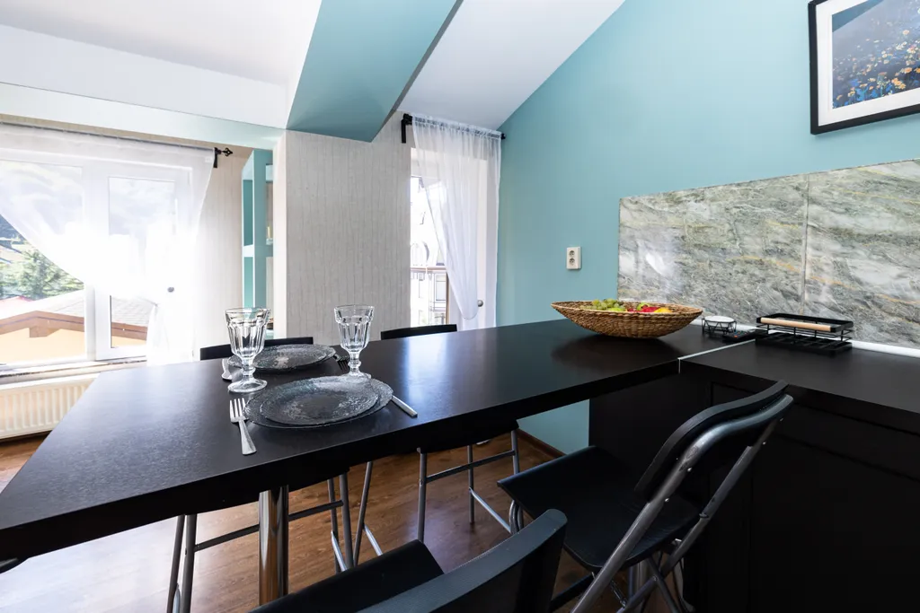 Просторная квартира с видом на горы