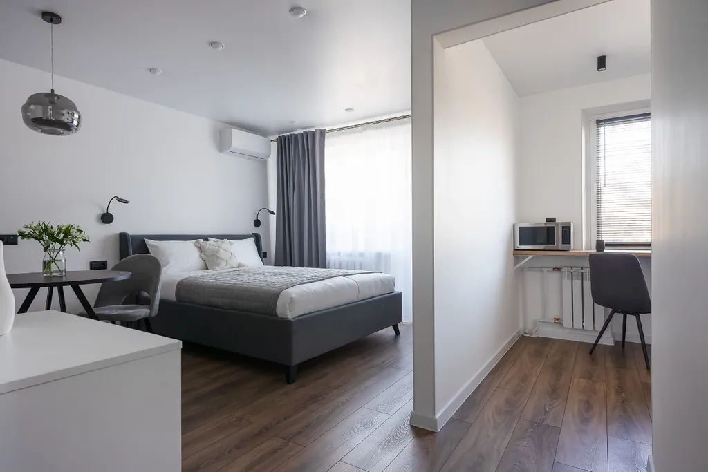 Квартира 1-к квартира Pavlov Центр с кондиционером — Калининград