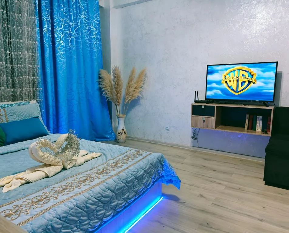 Квартира 1-комнатная студия в центре города Алматы в ЖК Шолпан сити — аренда посуточно в Алматы