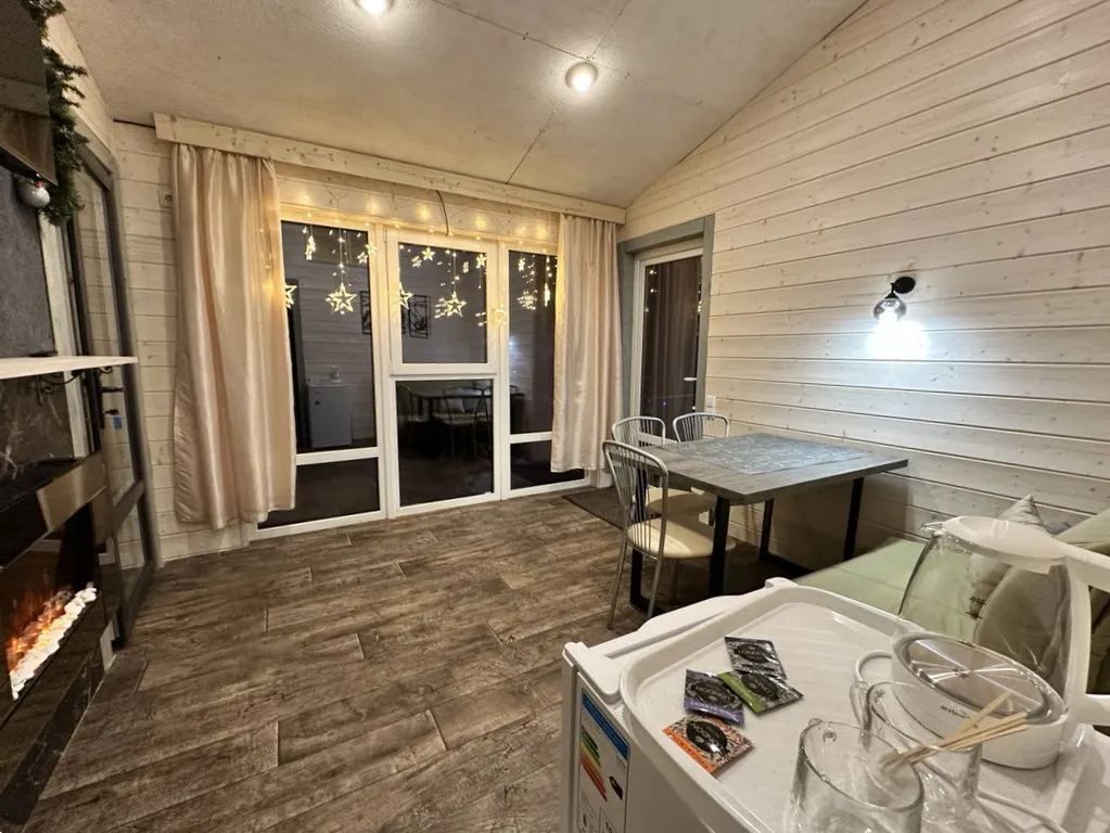 Дом шале в сосновом лесу