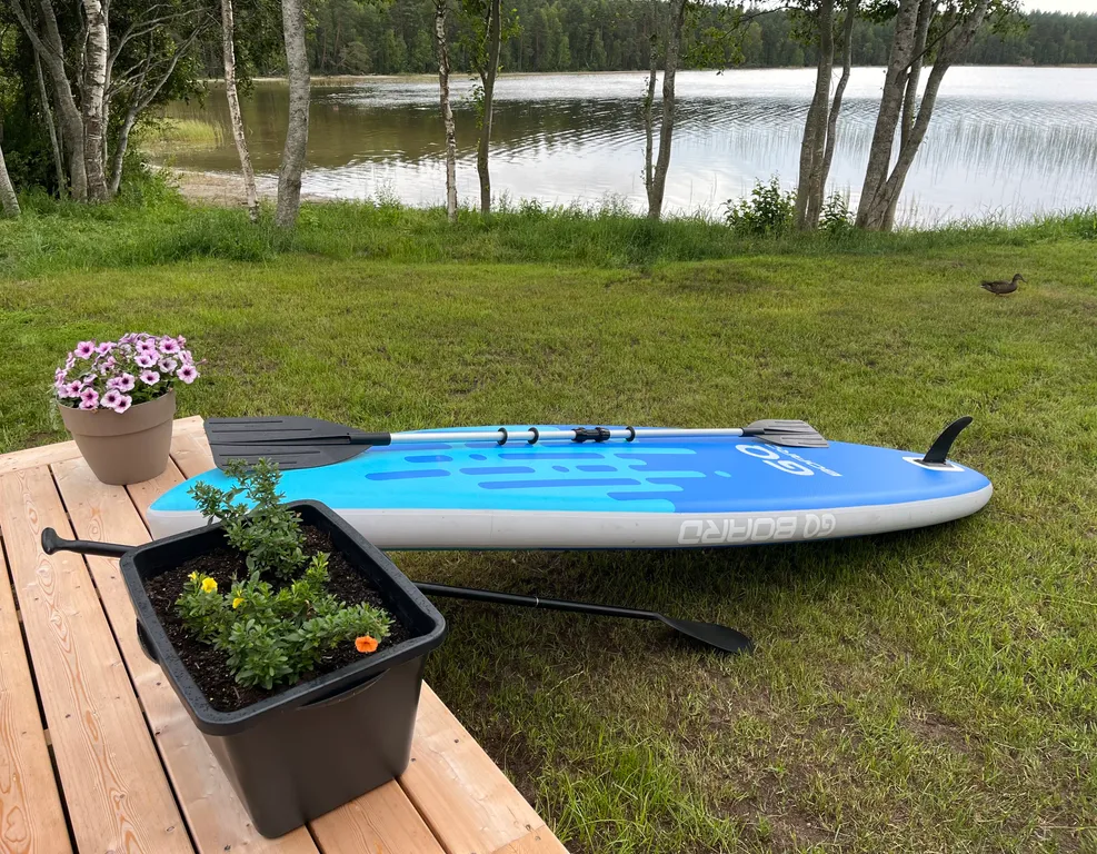 Домик в Карелии на берегу озера