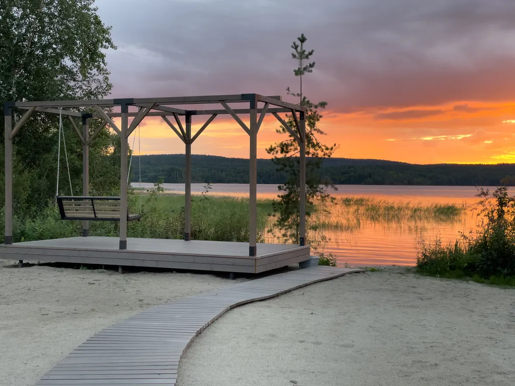 Дом Сиднаволок на берегу