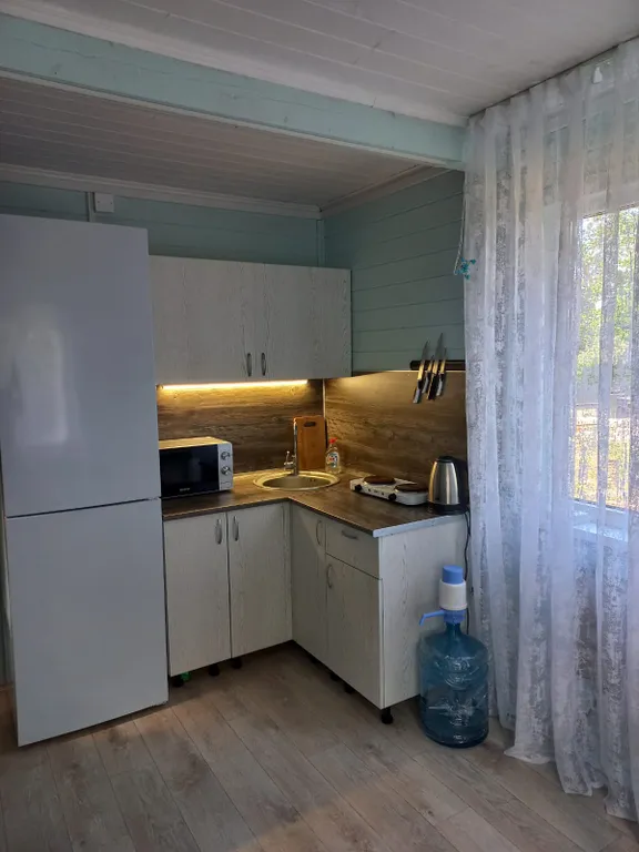 Участок с домом на берегу реки Лагутник