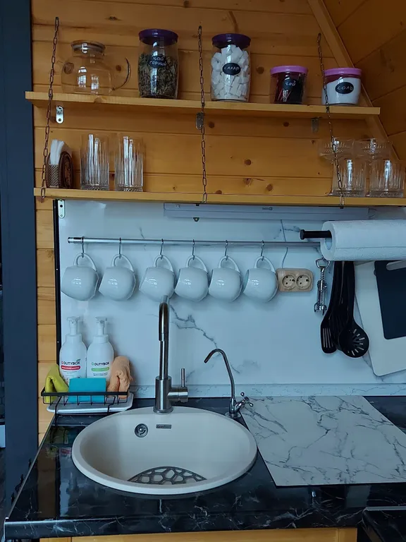 А-фрейм домик-1 в предгорье Адыгеи