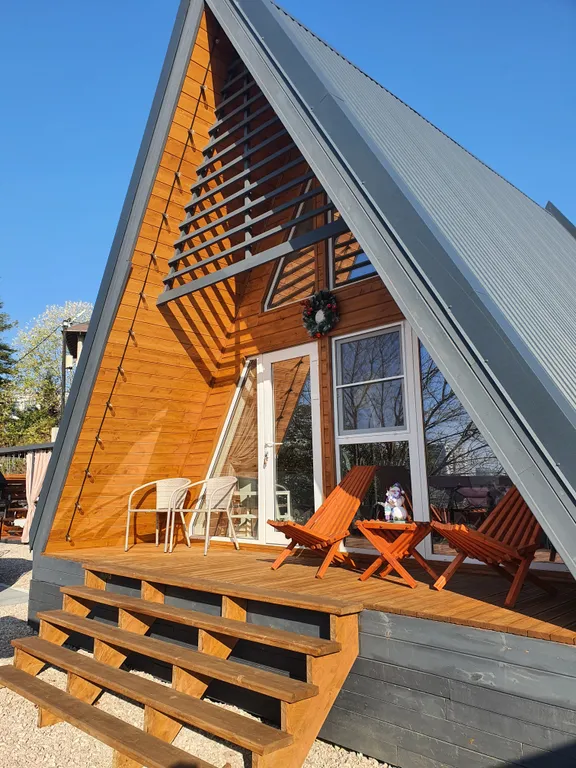 Коттедж Дом а-фрейм с банным чаном, бассейном, беседкой, парковкой в Сочи — аренда посуточно в Сочи