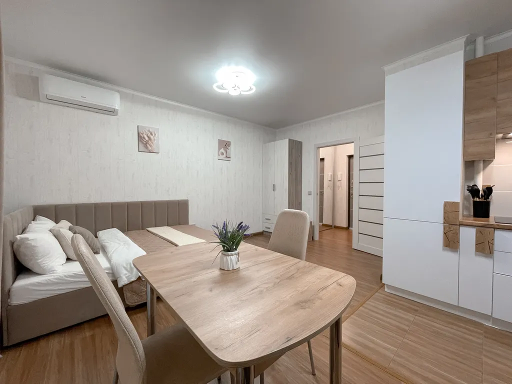 Уютная студия с встроенной кухней