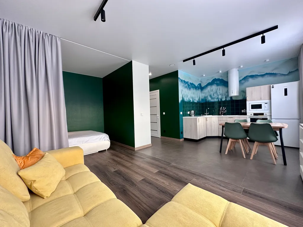 Квартира Уютная квартира-студия на горнолыжном курорте — Шерегеш