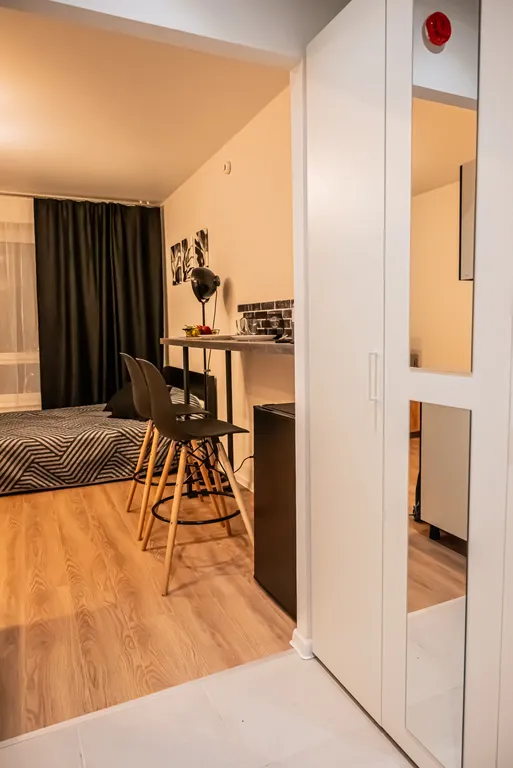 Уютная, красивая квартира-студия The Room Black