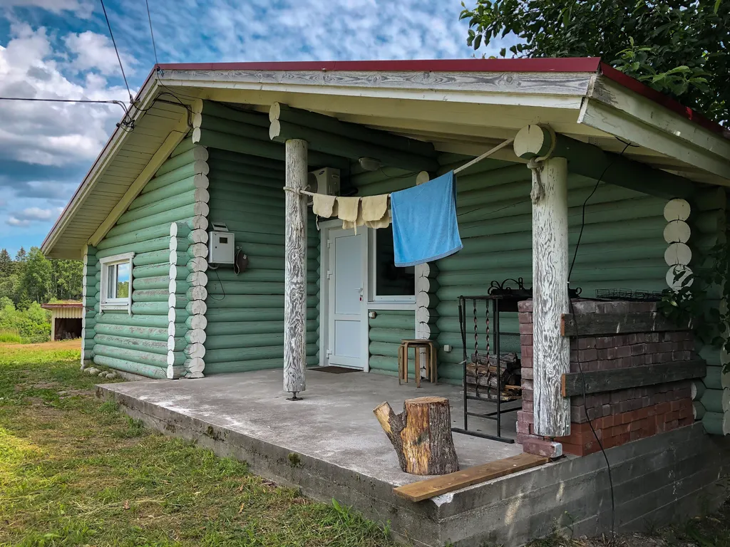 Домик с сауной и мангалом