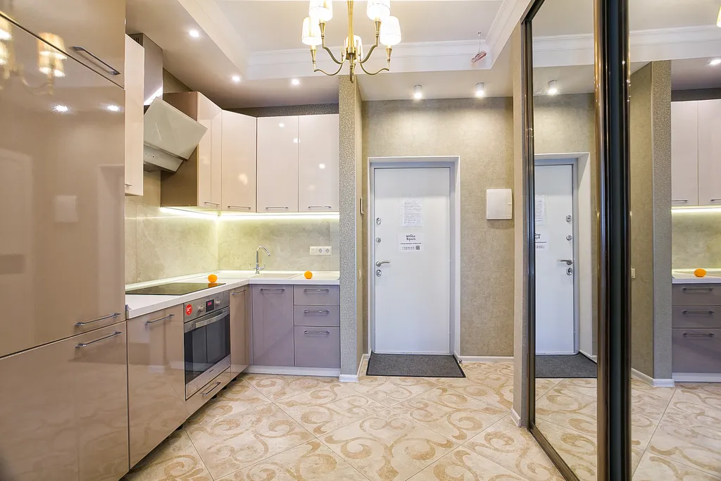 Апартамент с отдельной спальней и террасой с видом на парк