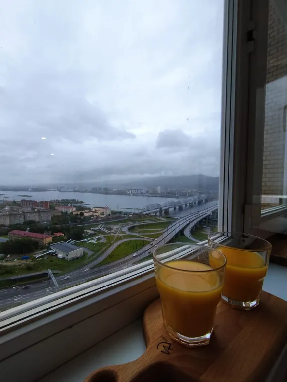 Квартира Уютная квартира с Великолепным видом на город — Красноярск