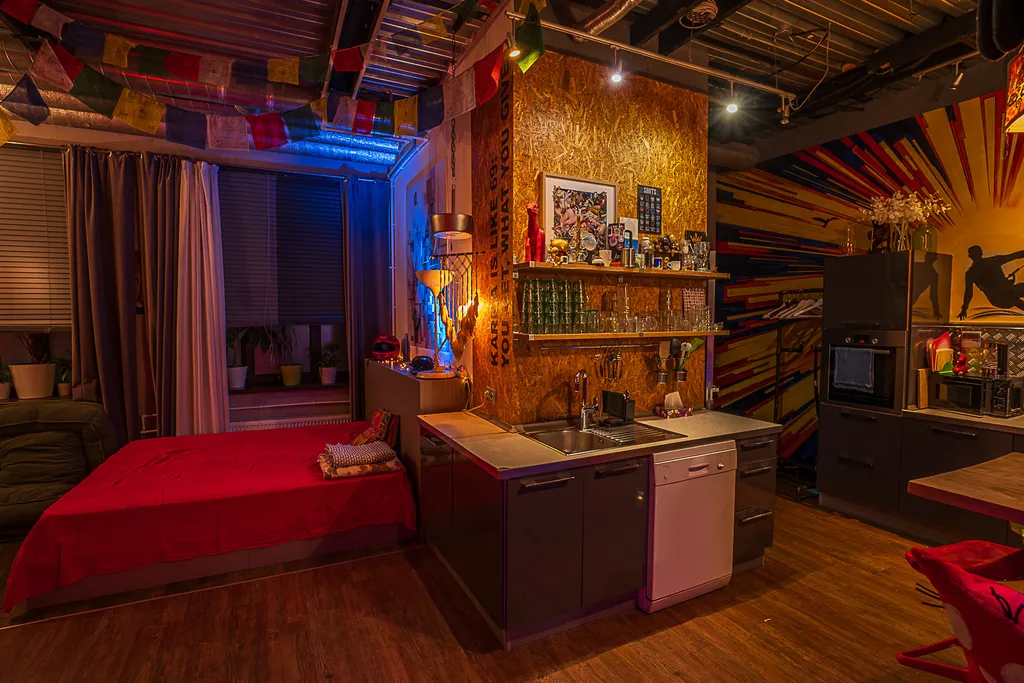 Стильный лофт - апартаменты, можно шуметь 24/7, супер звук