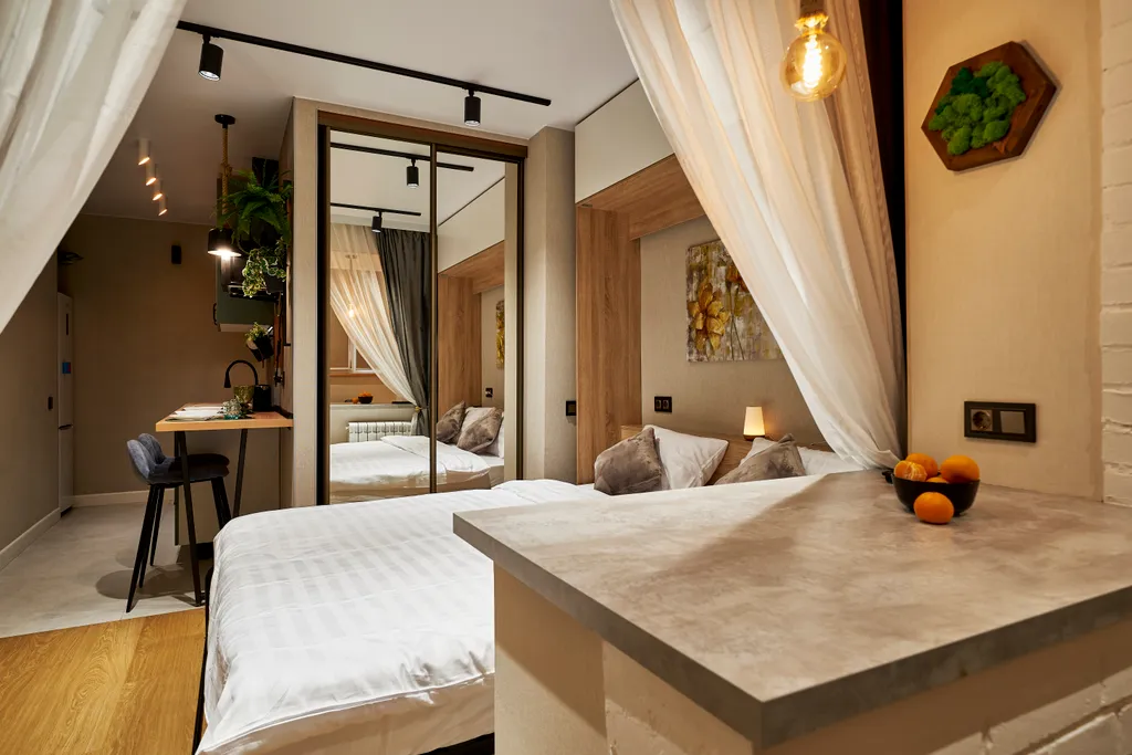 Квартира Квартира Стильная студия Белорусская 2 — Москва