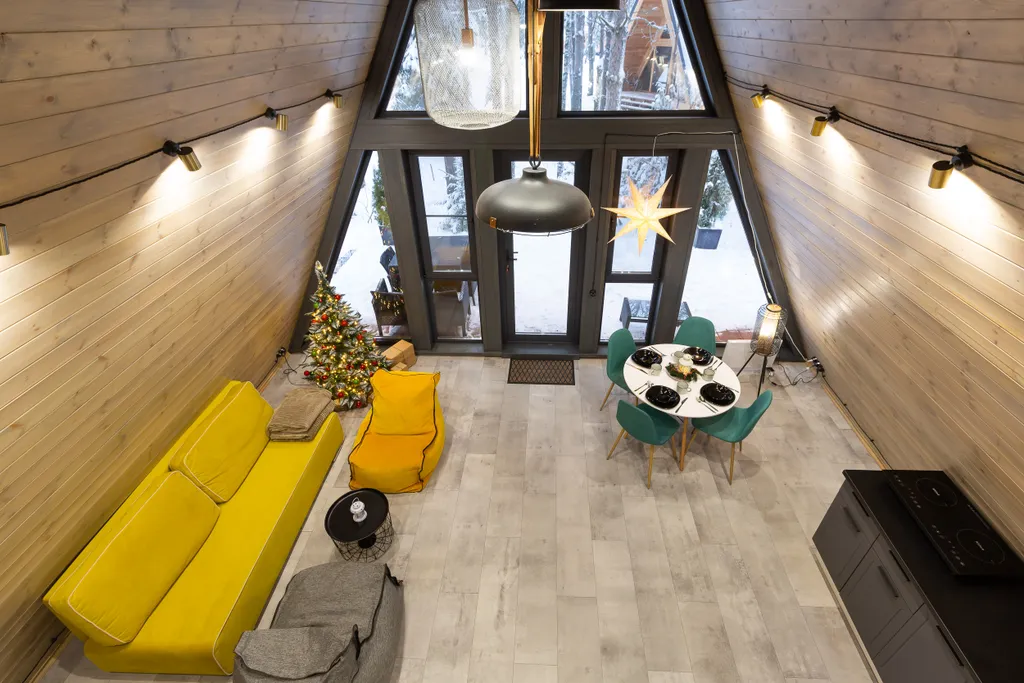 Домик A-Frame без купели 60 м2