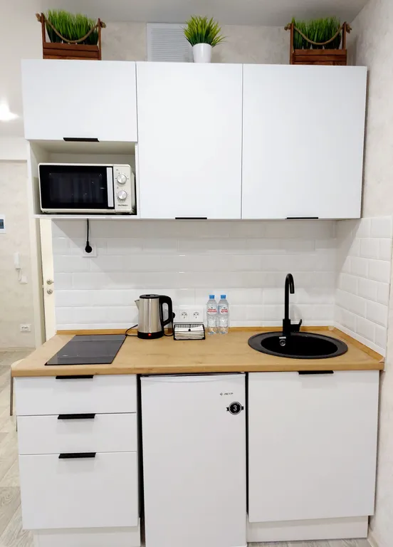 Уютный апартамент в новостройке с двумя кроватями