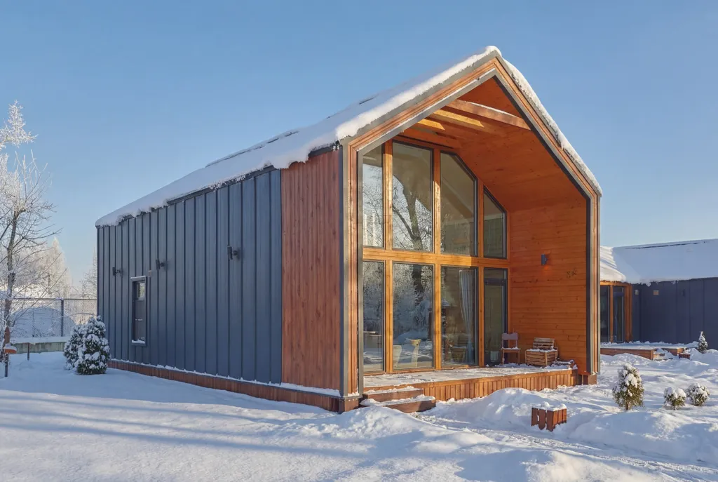 Двухэтажный коттедж с кондиционером, с видом на реку