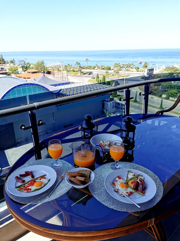 Квартира Мезонет с видом на море, 3 минуты до пляжа — аренда посуточно в Аланья