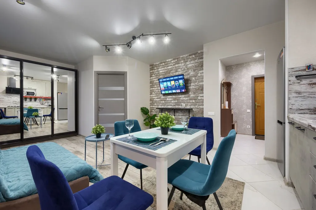 Шикарный 2-комнатный апартамент Loft Studio возле ТЦ Волгомолл