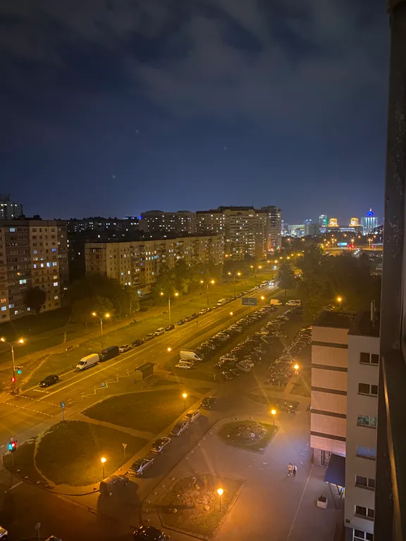 Квартира Квартира с видом на море огней ночного города — Минск